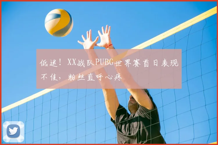 低迷！XX战队PUBG世界赛首日表现不佳，粉丝直呼心疼